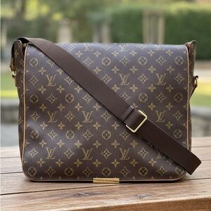 SOLD Authentic LOUIS VUITTON LV Monogram Shoulder Bag Abbesses  Vintage